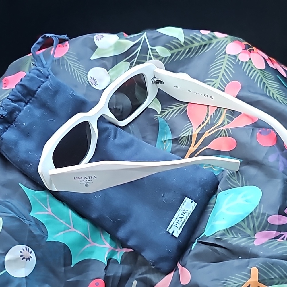 Prada 51 Mm Rectangular Sunglasses - image 2